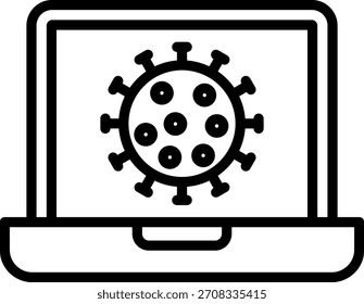 Corona Virus-Symbol für Ihr Projekt