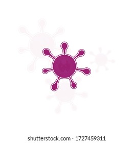 Corona virus Icon.Coronavirus 2019-nCoV.Corona Virus prevention ilustration of corona virus.