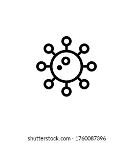 Corona Virus Icon/Covid-19 Icon Templete Illustrator