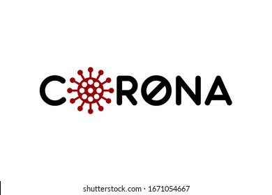 Corona virus illustration vector for design template ready to use.