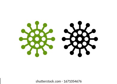 Corona virus illustration vector for design template ready to use.