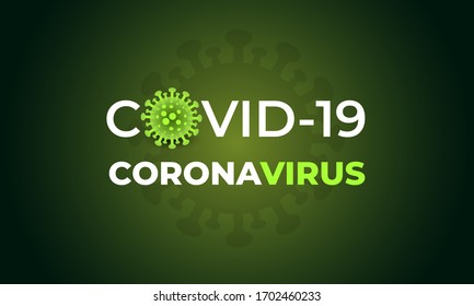 Corona virus infection covid-19. Coronavirus camel vector background. 2019-ncov virus on a green background. Virus corona covid-19 cells. Vector Illustration.