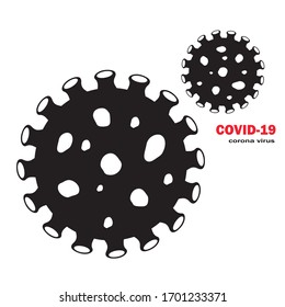 corona virus issue icon design