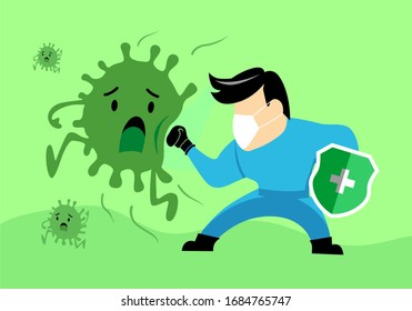 Corona virus Lock down symbol. Corona virus pandemic puts countries on lock down. Lockdown concept for virus outbreak Coronavirus sign Bacteria Scheme Vector Icon. Wuhan China Pneumonia design lock.