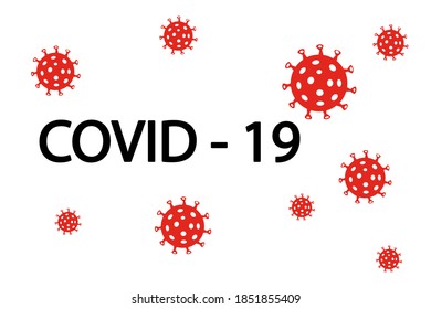 Corona virus Lock down symbol. Lock down concept for virus outbreak corona virus, logo design vector.
