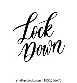 Corona virus Lock down symbol. Lock down concept for virus outbreak corona virus, logo design vector.