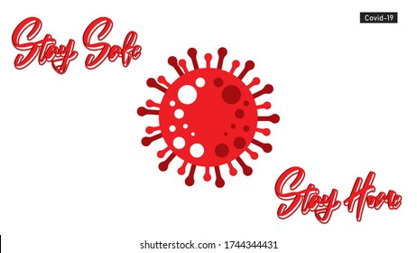 Corona Virus logo, Creative and beautiful vector design.  