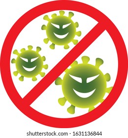 the corona virus logo is green
