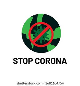 Corona Virus Logo template for Lab, Hospital, Info graphic, Website, Brochure and Medicine