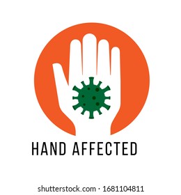 Logo-Vorlage für das Logo von Corona Virus für Labor, Krankenhaus, Infografik, Website, Broschüre und Medizin