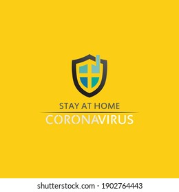 corona virus logo virus vector, vaccin logo,infection bacteria icon and health care danger social distancing pandemic covid 19