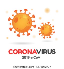 Corona Virus Molecule Icon. Corona Virus That Is Spread Around The World.