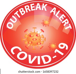 Corona Virus Outbreak Alert Sign