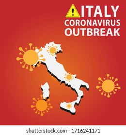 Corona Virus Outbreak Italia Mapa de Conciencia