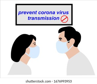 póster de prevención de brotes de virus de la corona