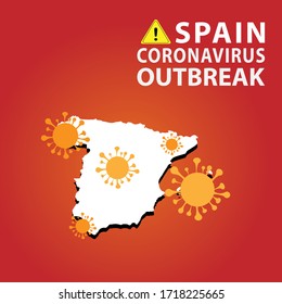 Corona Virus Brote España Mapa de Conciencia