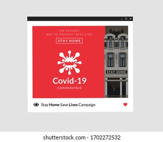 Página del virus Corona. logotipo del virus corona