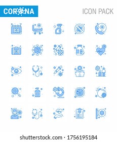 corona virus prevention. covid19 tips to avoid injury 25 Blue icon for presentation danger; security; cleaning; protection; virus viral coronavirus 2019-nov disease Vector Design Elements