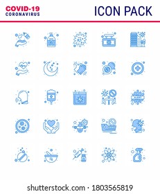 corona virus prevention. covid19 tips to avoid injury 25 Blue icon for presentation sign; hospital; hand; board; epidemic viral coronavirus 2019-nov disease Vector Design Elements