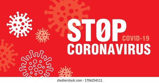 Corona Virus prevention, illustration of corona virus. Corona Virus in Wuhan, China, Global Spread, and Concept of Icon of Stopping Corona Virus.