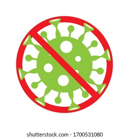 Corona Virus, Prevention ilustration of corona virus. Global Spread, Concept of Icon of Stopping Corona Virus