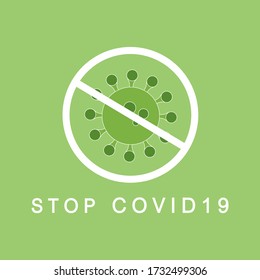 Corona Virus prevention ilustration of corona virus. Corona Virus in Wuhan, China, Global Spread, and Concept of Icon of Stopping Corona Virus