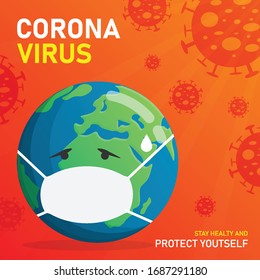 Corona virus prevention poster design
