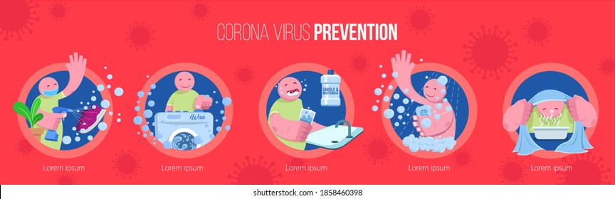 Prevención del virus de Corona y medidas de precaución o pasos a seguir una vez que llegues a casa desde tu oficina o fuera. 