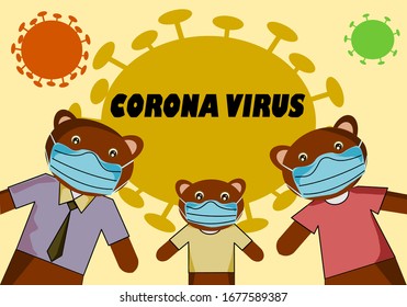 corona virus protection by using mask 