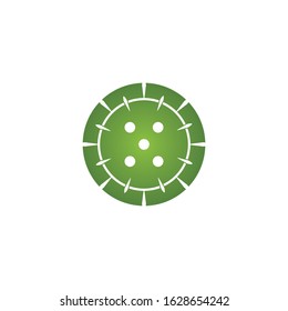 Corona virus protection logo vector