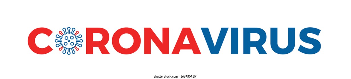 Corona Virus related design. Covid-19 awareness with text and virus icon. For subjects related with this dangerous Coronavirus disease.