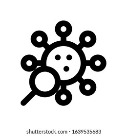 corona virus related virus found vector in lineal style