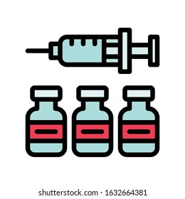 corona virus related vector with editable stroke