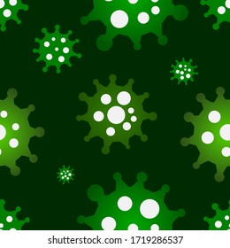 diseño vectorial transparente del virus corona