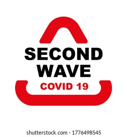 signo de segunda ola de virus de corona