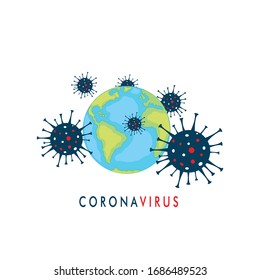 The corona virus strike outbreak in the world.