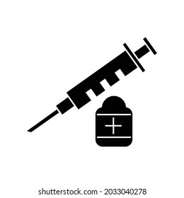 Corona virus symbol. Classic flat style. Quality design element. Simple coronavirus vaccine icon. Vector