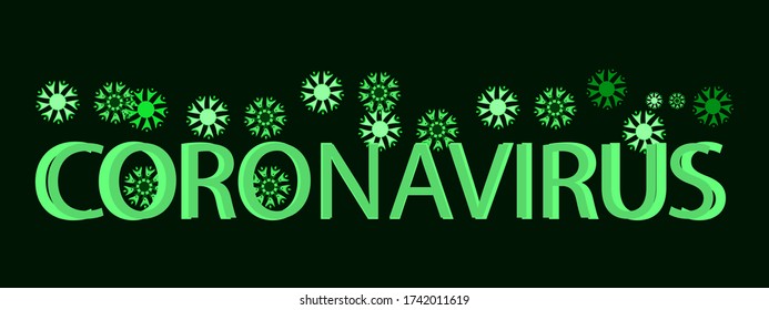 Corona Virus Template Illustration Design
