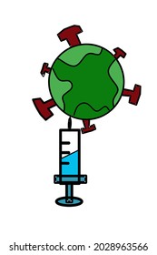 Corona virus that spreads all over the world which indicates the world is not doing well