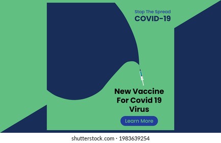 Corona Virus Vaccine Social Media, Stopp Covid-19 Konzept, Prävention von Covid-19, Menschen, die Distanz für Infektionsrisiko und Krankheit halten, Coronavirus, Vektorgrafik, 