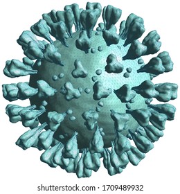 Corona Virus Vector 04. Illustration Isolated On White Background. 