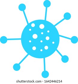 Corona Virus Vector. Bacteria, Microbes or Virus, sign and symbols in flat design health with elements for mobile concepts and web apps. Collection modern infographic logo and pictogram.