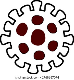 Corona virus vector. COVID 19 virus vector. Health care icon corona icon covid icon