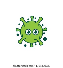 corona virus vector design illustration 