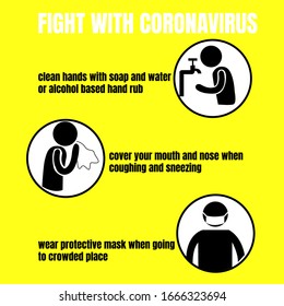 Corona Virus vector for Do's or Don't inforgraphic, Healthy way to safe from Corona.virus infections prevention methods infographics. Infographic, Logo.