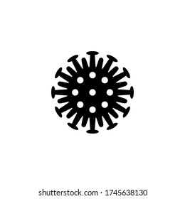 Corona Virus vector graphic design concept template, isolated on white background.