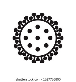 corona virus vector. icon corona virus.
