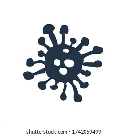 Corona virus vector icon (Covid 19) for websites and applications