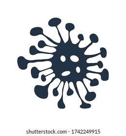 Icono vectorial del virus Corona (Covid 19) para sitios web y aplicaciones
