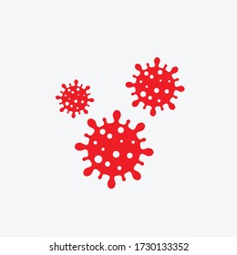 corona virus vector icon covid-19 world pandemic